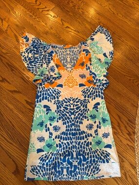 Oliphant Flutter Sleeve Dress